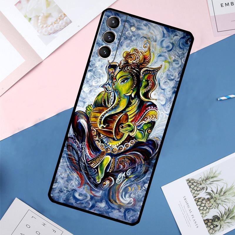 Ganesha Case For Samsung Galaxy S24 Ultra S21 S22 S23 S25 Ultra S9 S10 Plus S20 FE S25 FE Back Cover