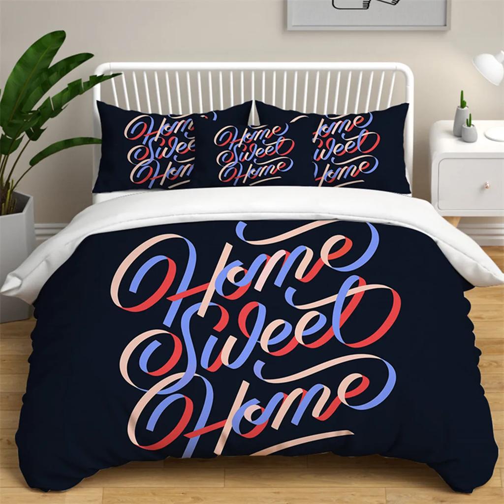 Mr And Mrs Couple Duvet Cover For Women Girls Romantic Valentines Gift Microfiber Quilt Cover For Bedroom Decoration Queen King