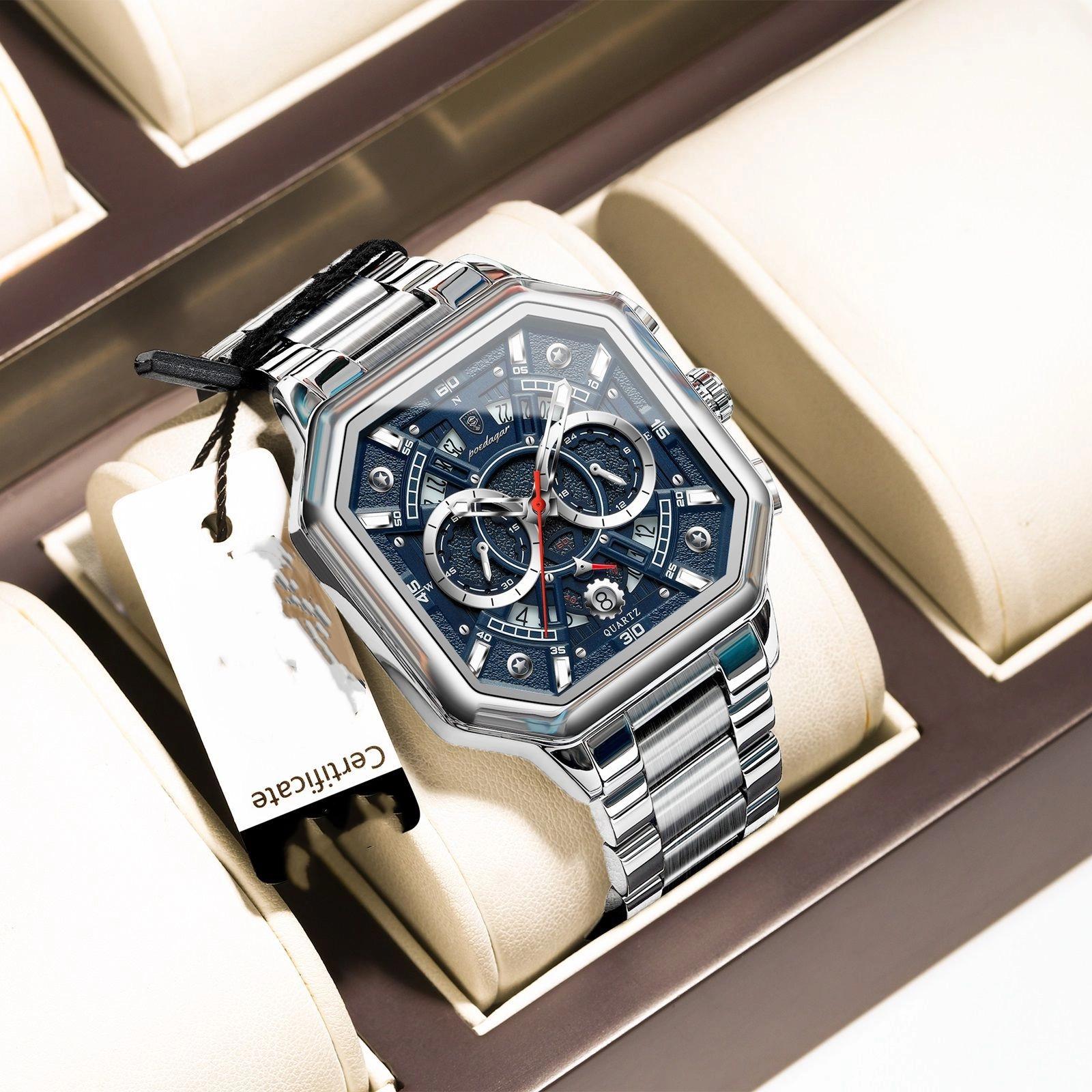 

Top Brand Multi-functional New Men s Watch Men s Student s Hollow Watch