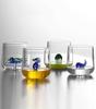 3D Sea Life Glass Cup Heatproof Single Layer Mug Animal Home Decorative Cup for Breakfast Milk Juice Cold Drinks