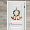 Wall Hanging Garland Clown Artificial for Front Door Easter Present Window Festival