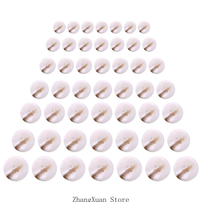 3XUF 70 Pcs Craft Buttons Round Buttons 4 Holes Buttons Resin Buttons Coat Buttons Shirt Buttons for DIY Handmade Clothes