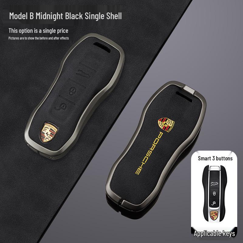 Funda de Carcasa para Llave Porsche para Cayenne, Panamera, Macan, 911, 718, Taycan
