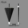 New 24-bone Single-layer Waterproof Cover, Automatic Straight Rod Umbrella, Long-handled Umbrella, Windproof, Supply