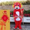 Dragon Zodiac Mascot Costume: New Year Cartoon Performance Outfit