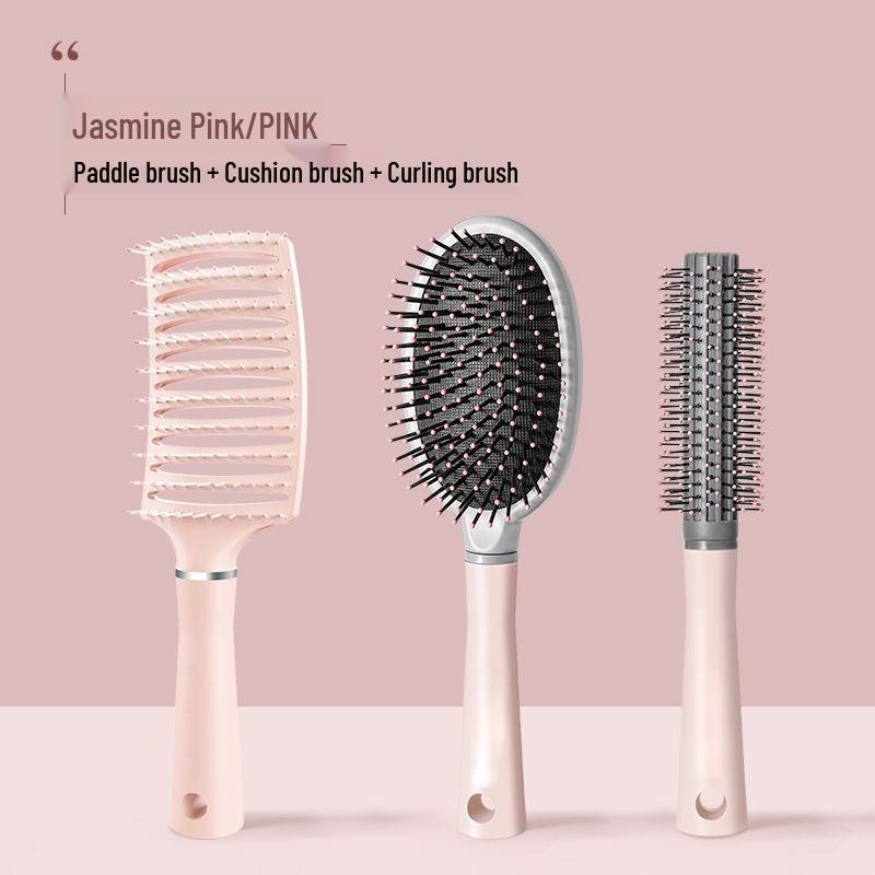 Cushion Comb for Women: Anti-Static Airbag Brush for Fluffy, Long, Curly Hair