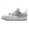 Li Ning Mici Pro Confortáveis Versátil Envolvente Quente Antiderrapante Cano Baixo Tênis de Skate Masculino Tênis Branco Cinza AGCR313-5