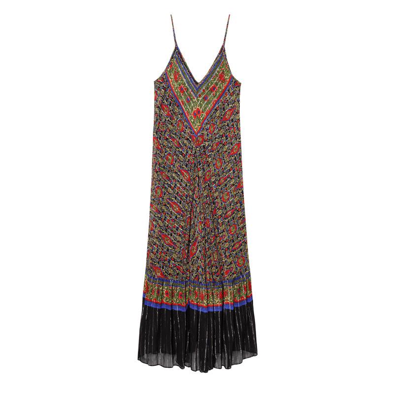 

TAOP&ZA Этническое Стиль Приталенное Платье-Слинг для Женщин Medium