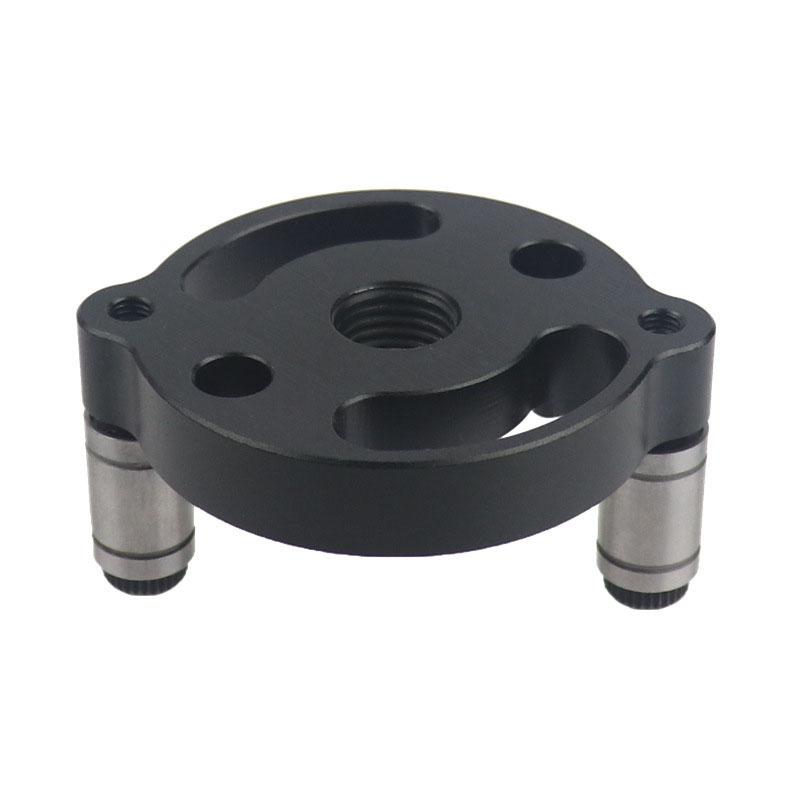 2-10mm Dübelbohrschablone Kit Selbstzentrierender Bohrerführung Locator Mit 8 Stahlbuchsen Holzbearbeitung Aluminiumlegierung Loch Vertikaler Loccher