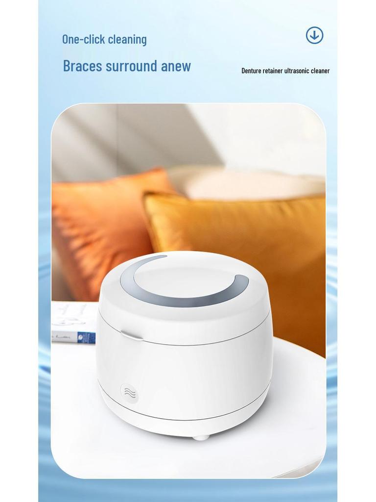 Ultrasonic Denture & Aligner Cleaner Sterilizer: Antibacterial & Invisible Orthodontic Disinfectant