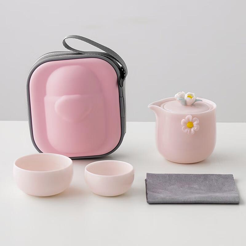 Qixuanyuan Portable Jade Porcelain Tea Set