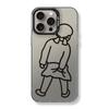 Painted Phone Case for iPhone 11 14 15 16 iPhone 17 11 12 13 for 17 14 15 16 Pro14 15 16 Pro Max for Samsung S25 Ultra S24 S25 A36 A56 A16 Hard Cover