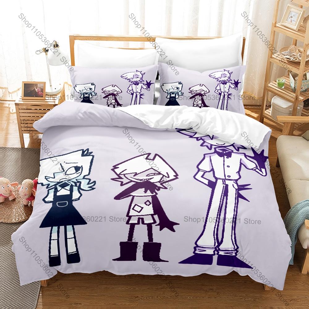 Fundamental Paper Education Theme Bed Set 3 Piece Quilt Cover Set for Fans Comfortable Bedclothes Home Textile All Sizes