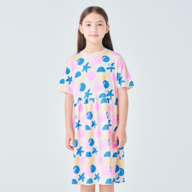 [fila Kids] Water Play Pattern Dress  Fk2opf2w02f Pye  q0zFk2opf2w02fPye