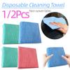 1/2Pcs Non-Stick Oil Handy Cleaning Wipes Wear Resist Wet Dry Kitchen Towel Dual Use Dish Cloths for Home Furniture Glass Mirror