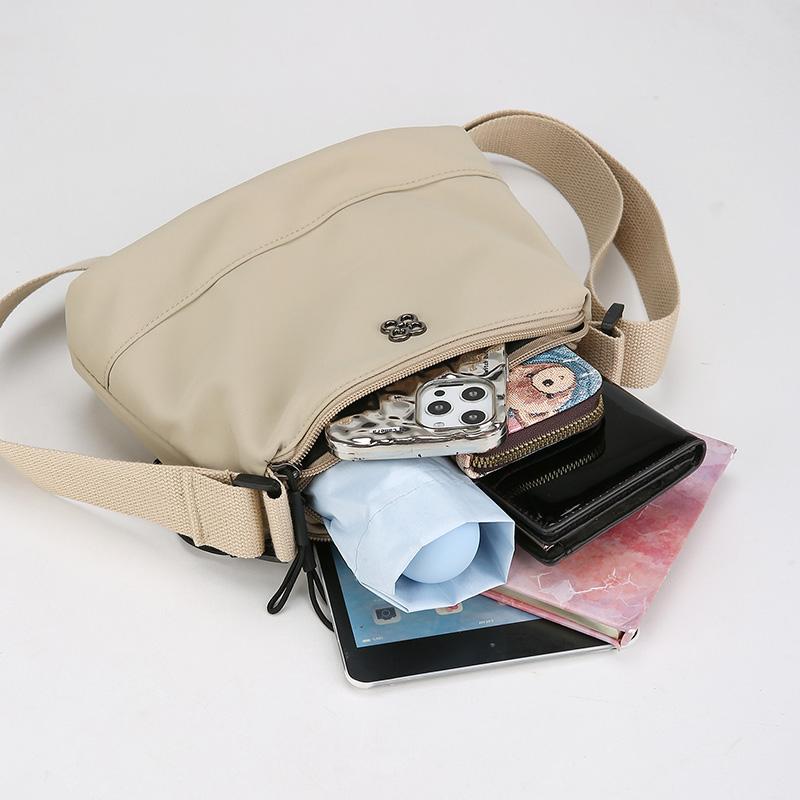 Women's Lightweight Nylon Shoulder Bag – Convertible Crossbody for Travel, Water-Resistant with Phone Pocket