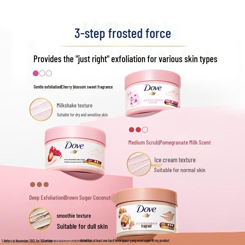 Dove Exfoliating & Moisturizing Body Scrub