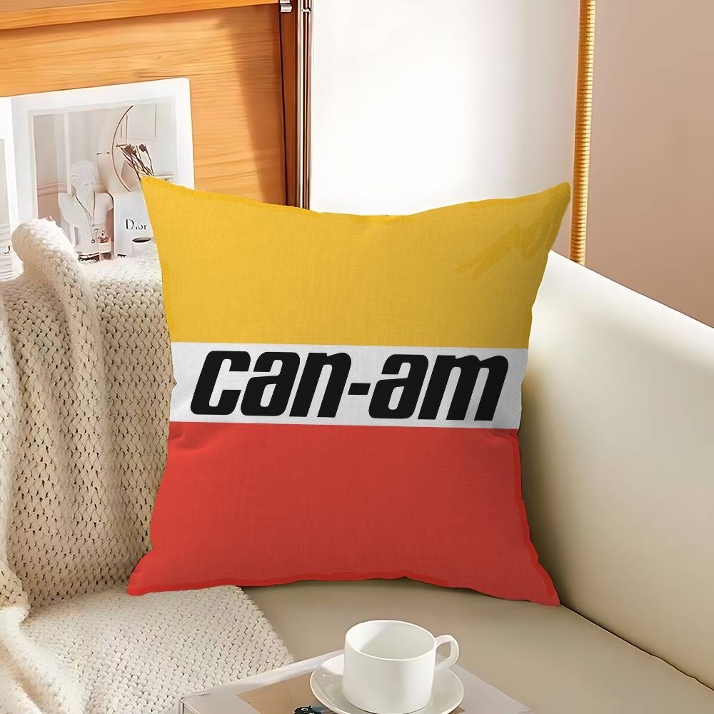 Can-AM motorcycle logo Pillow Cover for Bedroom Room and Living Room Sofa Decorative Cushion Cover
