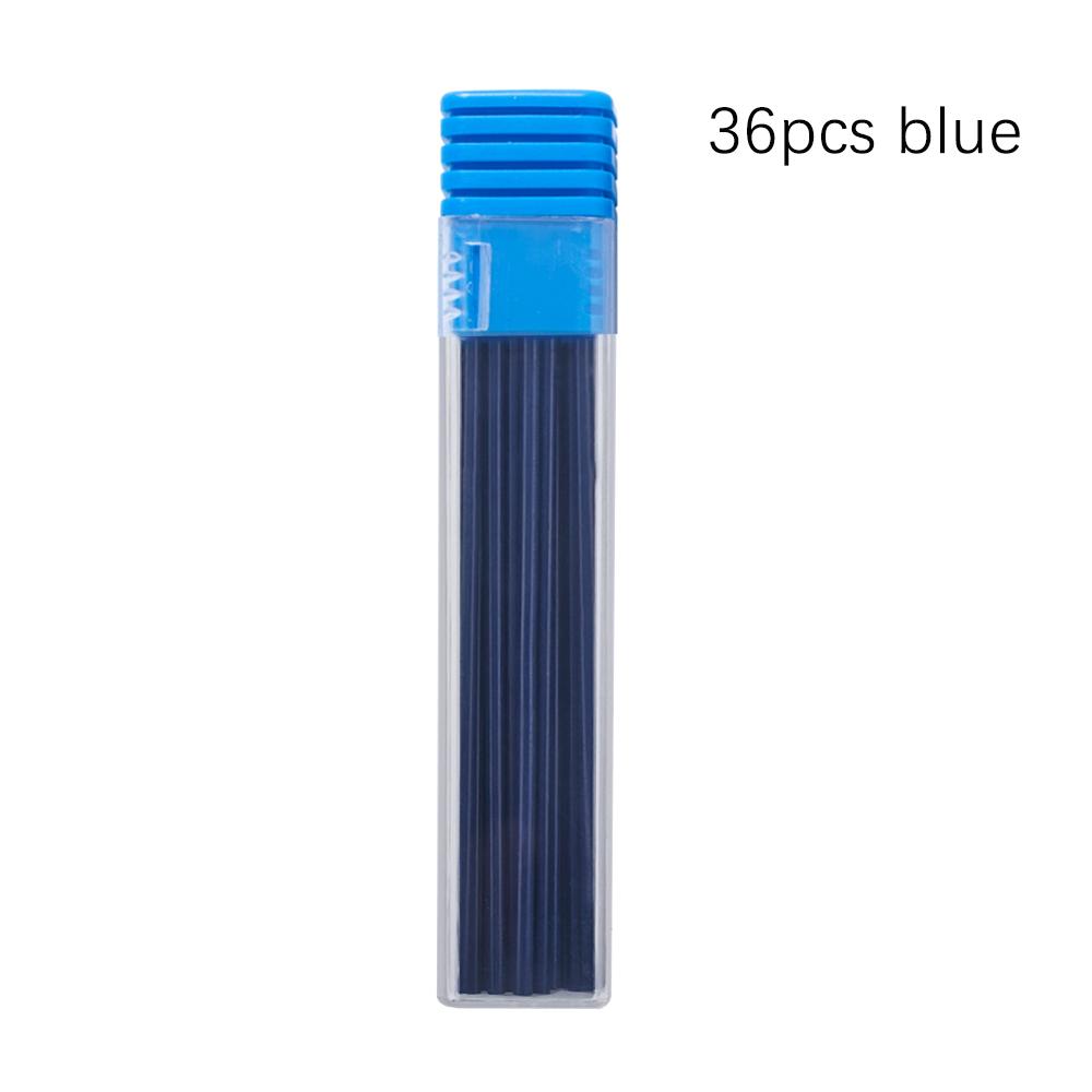 36 Stück/Karton Mechanischer Bleistift 2,0 mm Schwarz/Rot/Farben Minen Nachfüllung Zum Schreiben Skizzieren Kunst Zeichnen Malen Schreibwaren