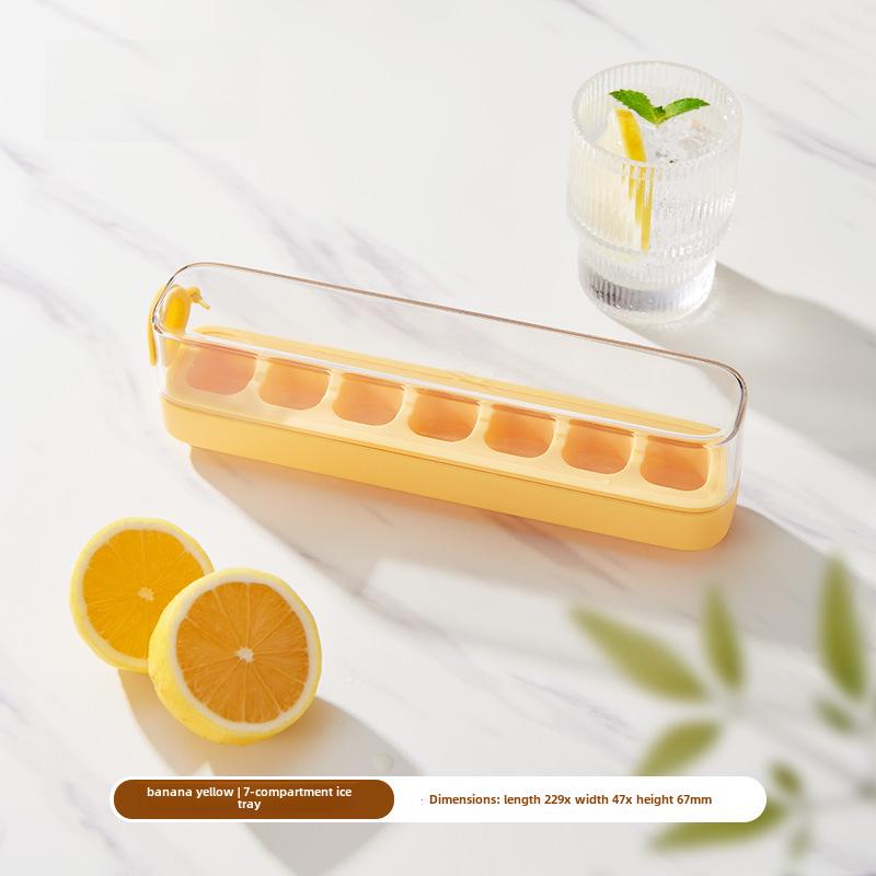 

Силиконовый пищевой лоток для кубиков льда с крышкой – морозильная камера Push-Type