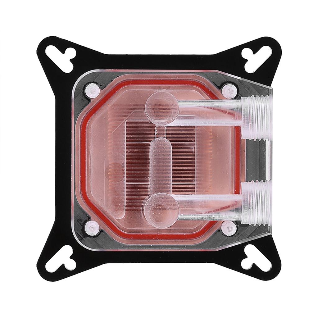 Computer GPU Wasserkühler Kühlblock Kupferbasis POM-Abdeckung mit Wasserweg