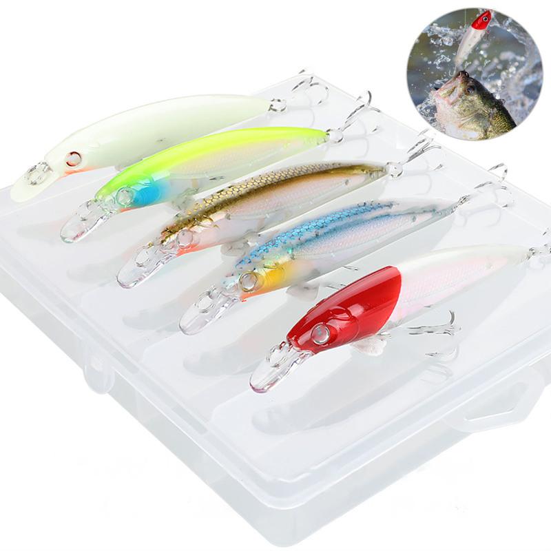 Fishing Lures Set Lifelike Long-cast Luminous Fishing Bionic Bait For Freshwater Saltwater Bass