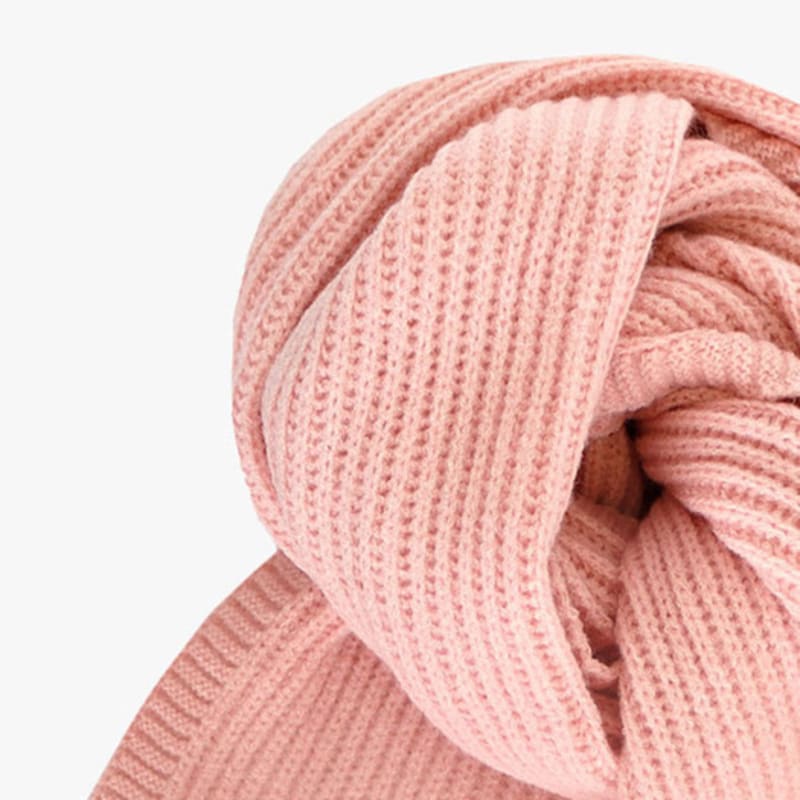 PINK PINEAPPLE BASIC RIB MUFFLER_PINK