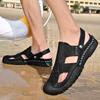 Herren Ledersandalen Strandsandalen Sommer