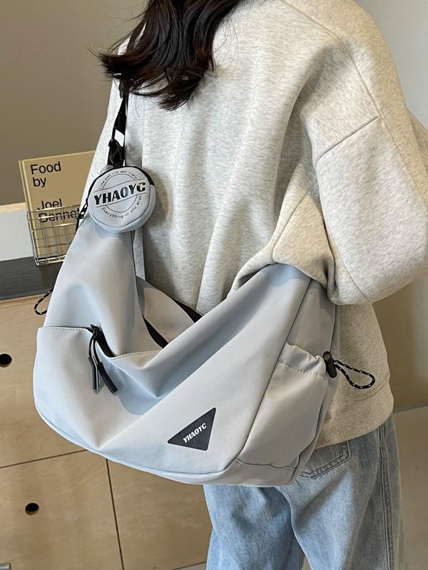 2024 Versatile Large-Capacity Crossbody Tote for Women & Men - Ideal for Commute, Fitness, and Travel Outings