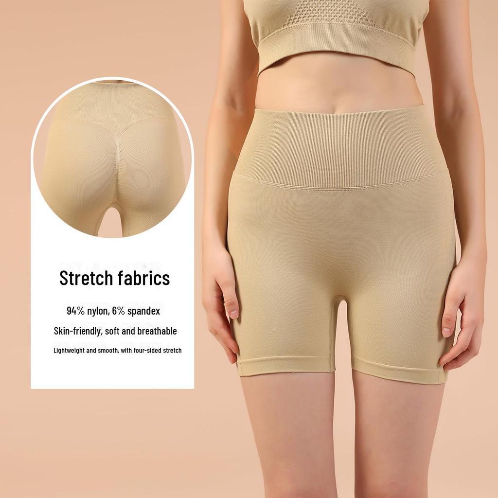 Shorts de Yoga Sans Coutures Taille Haute Ventre Plat