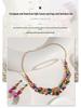European & American Fashion Crystal Necklace and Earrings Set for Brides