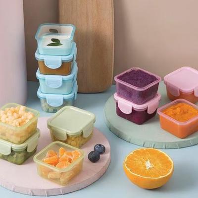 6 Adet/Set Mini Gıda Saklama Kutusu Taşınabilir Baharat Kutusu Sızdırmaz Kapaklı Yeniden Kullanılabilir Hava Geçirmez Sos Kapları Okul Piknik Dış Mekan Barbekü İçin