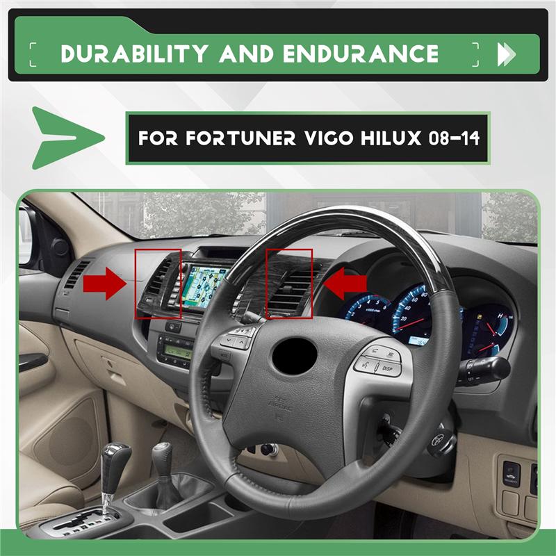 Car Front Dashboard Center A/C Grille Vent Air Conditioner Outlet For TOYOTA FORTUNER VIGO HILUX 2008-2014