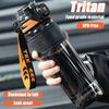 600/800/1000ml Sport-Wasserflasche aus Tritan, BPA-frei, mit Strohhalm, tragbar, auslaufsicher, Trinkgefäße aus Kunststoff, Outdoor-Fitness-Wasserkocher