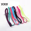 Hair Band Elastic Headband Solid Color Running Sweatband Fitness Stretch Hairband Ties for Yoga Sports Gym