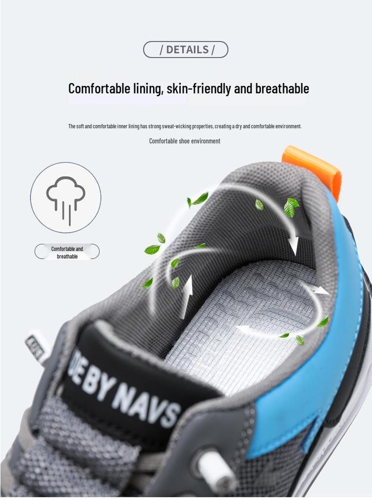 Brand Men's 2025 Summer Lightweight Sports Shoes - Comfortable, Soft Sole, Fashionable, Casual Mesh Design