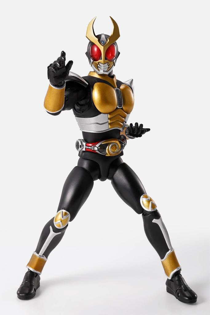 TAMASHII NATIONS Bone Carving Kamen Rider Agito Grand Form 25th Anniversary Approximately 145mm Made of PVC Articulated S.H.Figuarts (True Method)