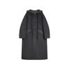 French Style High-End Casual Loose Versatile Comfortable Hooded Long Sleeve Double-Sided Woolen Coat Women Coats EN52145