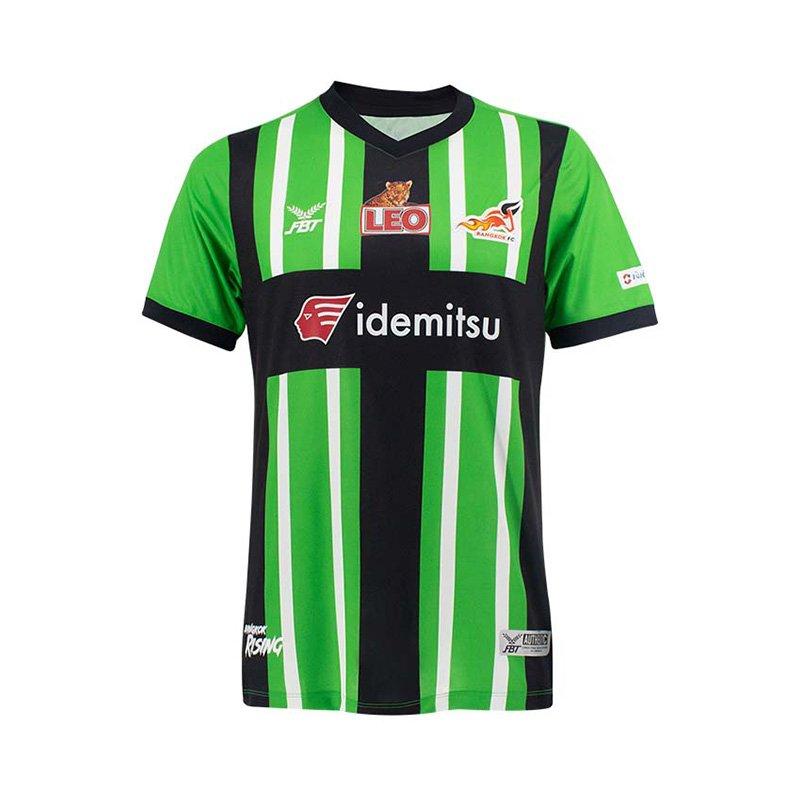 Мужская футболка из Таиланда, футбольный клуб AFC, трикотажная рубашка из полиэстера с коротким рукавом и круглым вырезом, быстросохнущая FBT Bangkok FC S