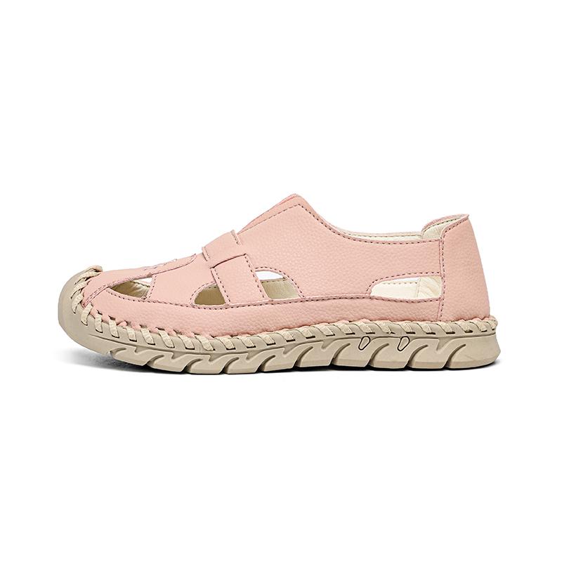 Women's Sandals Summer Pink Mary Jane Men Beach Shoes Closed Toe Casual Walking Sandals Plus Size