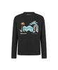 DISCOVERY EXPEDITION Hot Summer Women'S White Graphic Long Sleeve Water T-Shirt (Black)