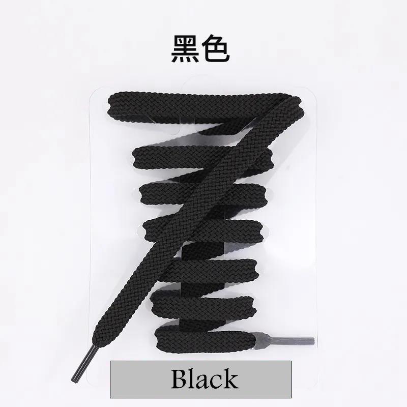1 Pair Classic Shoelaces Rubber Band for Shoes Flat Braided Hollow Rope Laces Simple Leisure Sports Shoestring 100/120/140/160CM