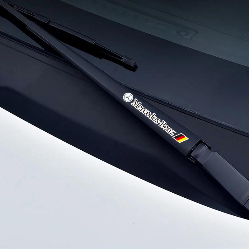 EXY1 2025 Hot 4Pcs Car Styling Door Handle Stickers Vinyl Decoration For Mercedes Benz AMG GLE GLS CLS GLC CLA GLA GLK ML C197 R231 W