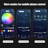 Full Color Streamer Car Ambient Lights RGB APP 64 Color Universal LED Interior Hidden Acrylic Strip Symphony Atmosphere Lamps