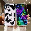 UP22 Colorful Butterfly Transparent Phone Case for Samsung Galaxy A04 A04S A14 A23 A34 A54 M23 M33 M52 M53