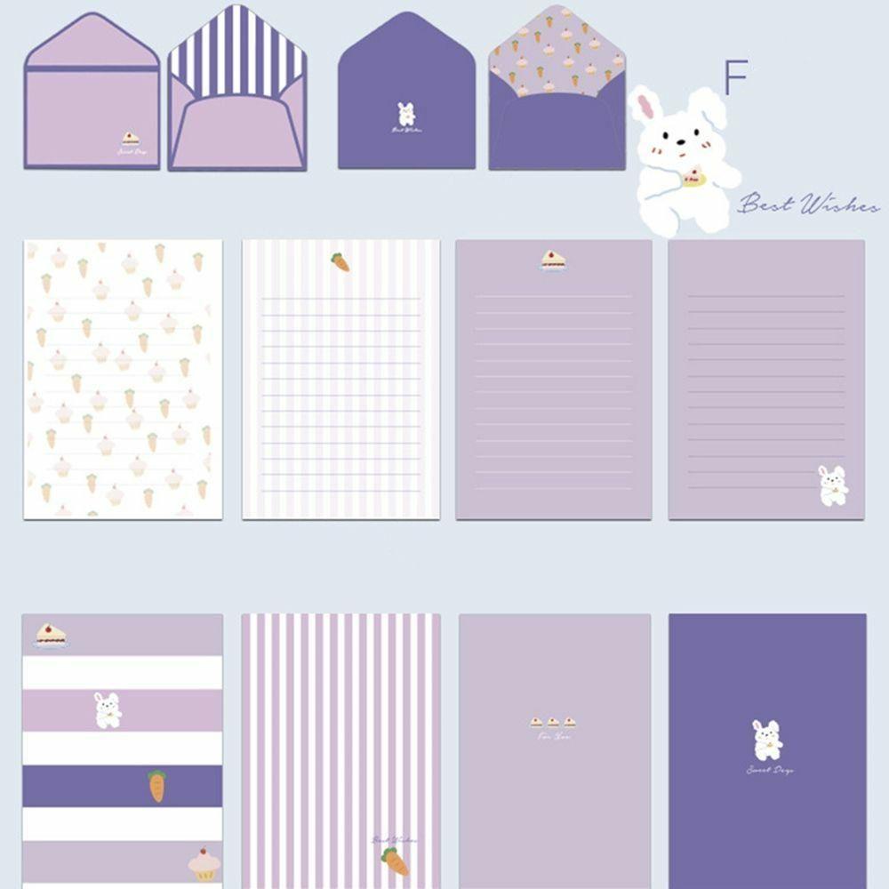 

Бумажный конверт с буквами, креативные канцелярские принадлежности, писчая бумага, признание в любви, подарок, конверт, милый мультяшный узор, офисные принадлежности