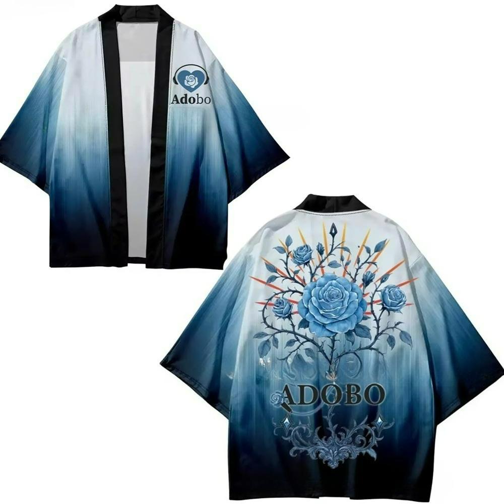 Summer National Style Dragon Totem Figure Cardigan Cloak Feather Woven Robe Japanese Ukiyo-e Cloak 3D Digital Printed Shirt