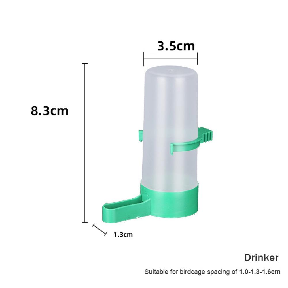 Plastic Bird Automatic Drinker Automati Parrots Feeder Waterer Bird Water Dispenser Parrots