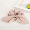 1PC Retro Bow Hair Ring Hair Rope Ladies Europe America Metal Buckle Rope Fabric Hair Accessories