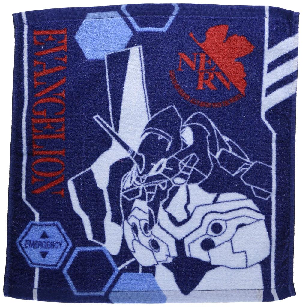 Marushin Evangelion Hand Set of Eva 4885002300 Towels/Handkerchiefs, 2, 34x35cm, 01, 100% Cotton,